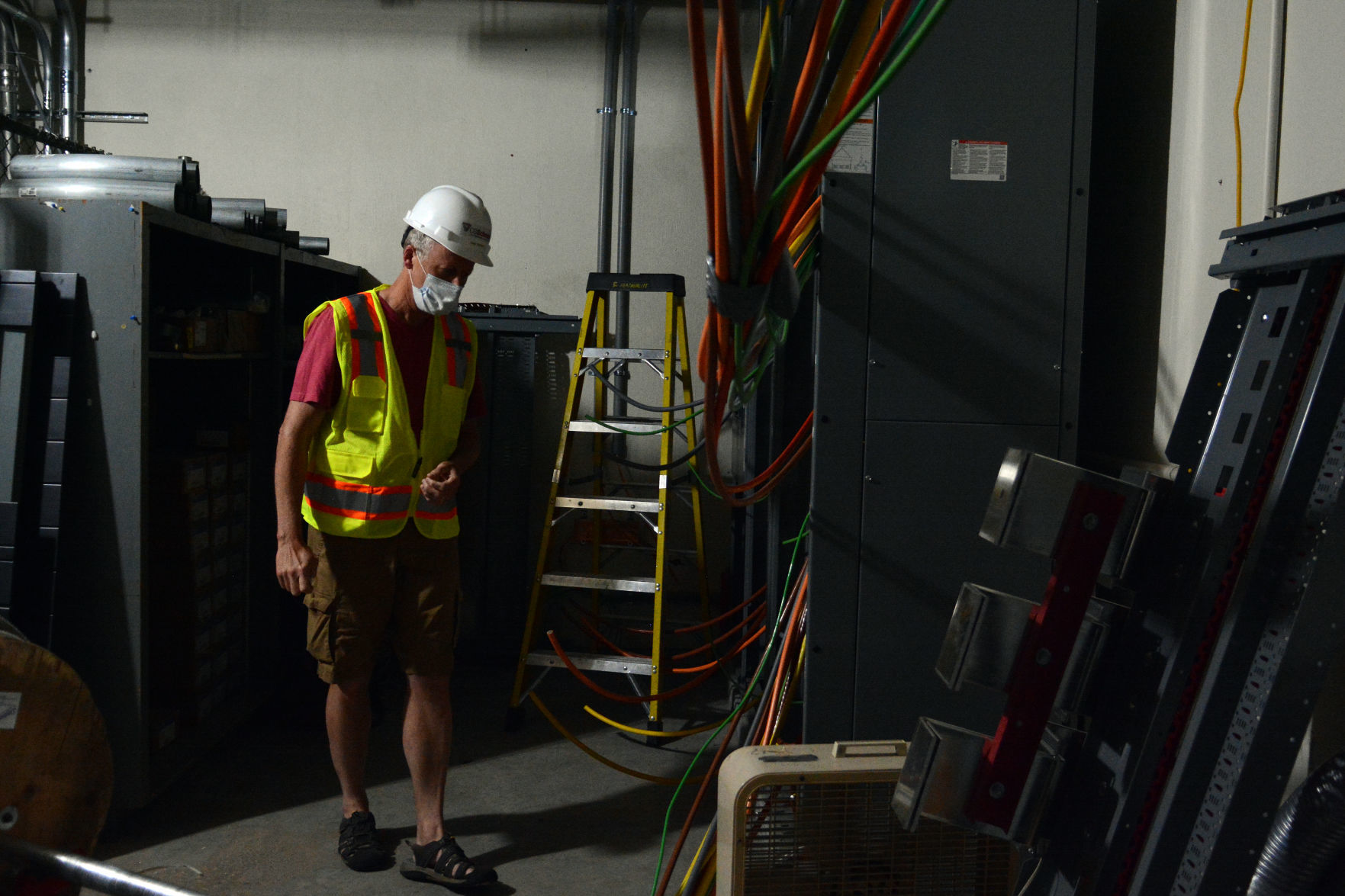 Baraboo middle school construction tour, June 23, 2020